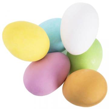 UOVA DI GALLINA CONFETTATE COLORATE SCATOLA PZ 60